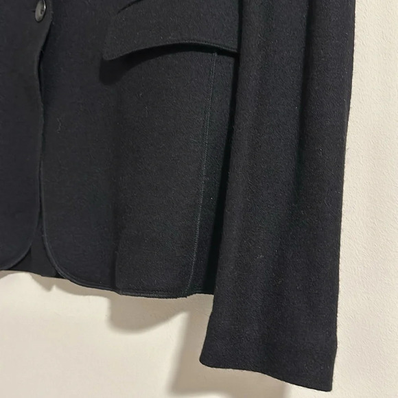 Rag&Bone $550 spring wool black knit blazer jacket button - Picture 5 of 7